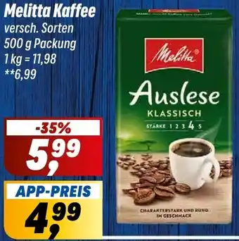 Simmel Melitta Kaffee Angebot