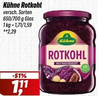 Simmel Kühne Rotkohl Angebot