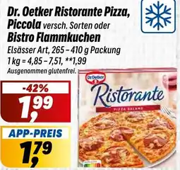 Simmel Dr. Oetker Ristorante Pizza, Piccola oder Bistro Flammkuchen Angebot