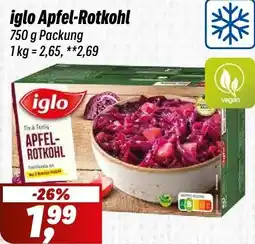 Simmel iglo Apfel-Rotkohl Angebot