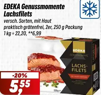 Simmel EDEKA Genussmomente Lachsfilets Angebot