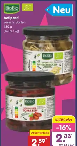 Netto Marken-Discount Biobio antipasti artischocken Angebot