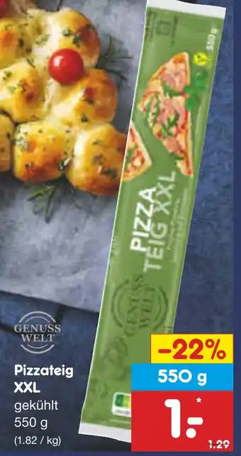 Netto Marken-Discount Genuss welt pizzateig xxl Angebot