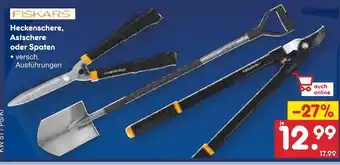 Netto Marken-Discount Fiskars heckenschere Angebot