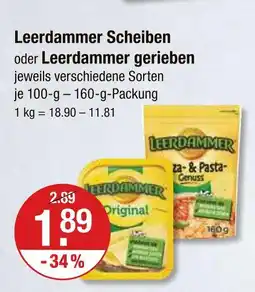V Markt Leerdammer scheiben Angebot