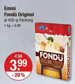 V Markt Emmi fondü original Angebot
