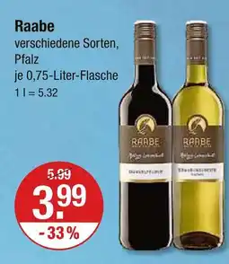 V Markt Raabe schwarzriesling Angebot