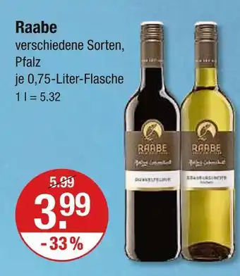 V Markt Raabe schwarzriesling Angebot