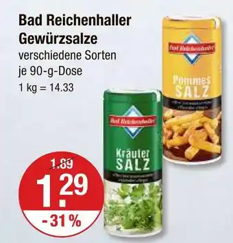 V Markt Bad reichenhaller kräuter salz Angebot