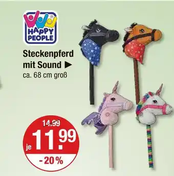 V Markt Happy people steckenpferd mit sound Angebot