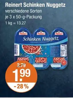 V Markt Reinert schinken nuggetz Angebot