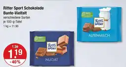 V Markt Ritter sport nugat Angebot