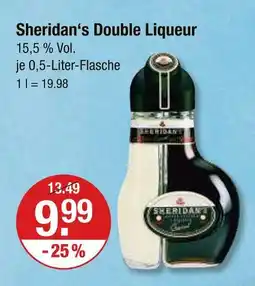 V Markt Sheridan's double liqueur Angebot
