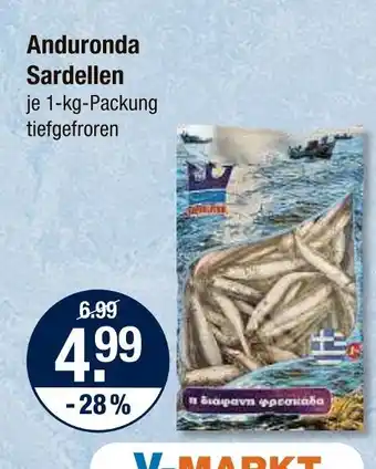 V Markt Anduronda sardellen Angebot