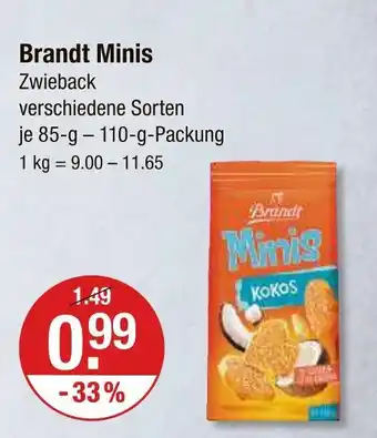 V Markt Brandt minis kokos Angebot