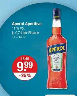 V Markt Aperol aperitivo Angebot