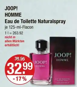 V Markt Joop! homme Angebot