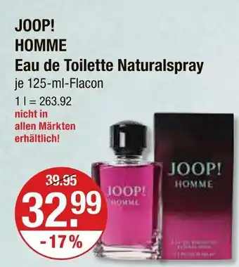 V Markt Joop! homme Angebot