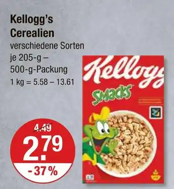 V Markt Kellogg's cerealien Angebot