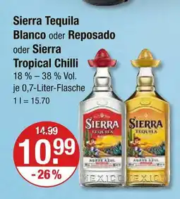 V Markt Sierra tequila blanco Angebot