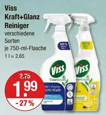 V Markt Viss kraft+glanz reiniger anti-kalk Angebot