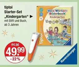 V Markt Ravensburger tiptoi starter-set „kindergarten“ Angebot