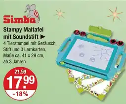 V Markt Simba stampy maltafel mit soundstift Angebot