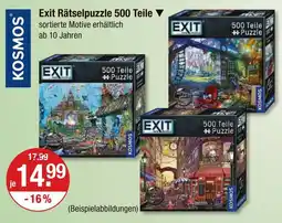 V Markt Kosmos exit rätselpuzzle 500 teile Angebot
