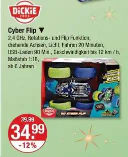 V Markt Dickie toys cyber flip Angebot
