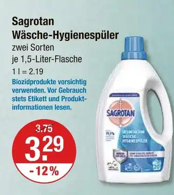 V Markt Sagrotan wäsche-hygienespüler Angebot