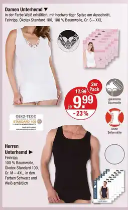 V Markt Damen unterhemd Angebot