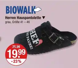 V Markt Biowalk herren hauspantolette Angebot