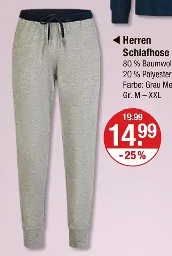V Markt Herren schlafhose Angebot
