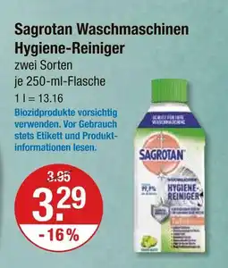 V Markt Sagrotan waschmaschinen hygiene-reiniger Angebot