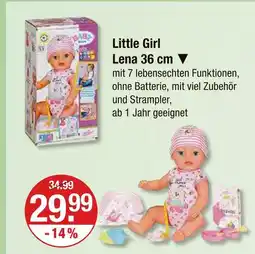 V Markt Little girl lena 36 cm Angebot