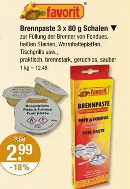 V Markt Favorit brennpaste Angebot