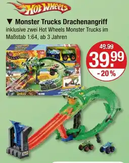 V Markt Hot wheels monster trucks drachenangriff Angebot