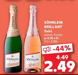 Kaufland Söhnlein brillant sekt trocken Angebot