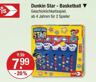 V Markt Noris dunkin star - basketball Angebot