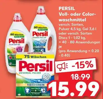 Kaufland Persil vollwaschmittel Angebot