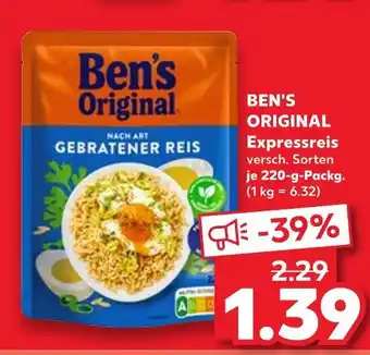 Kaufland Ben's original expressreis Angebot