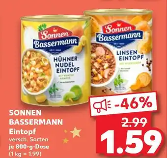 Kaufland Sonnen bassermann hühner nudel eintopf Angebot