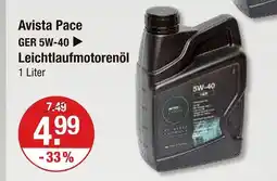 V Markt Avista pace ger 5w-40 leichtlaufmotorenöl Angebot