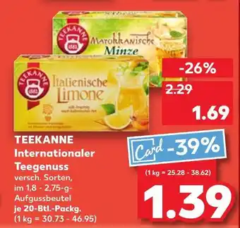 Kaufland Teekanne marokkanische minze Angebot