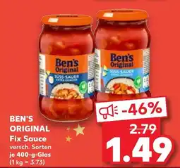 Kaufland Ben's original fix sauce Angebot