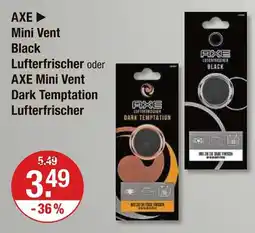 V Markt Axe mini vent black lufterfrischer Angebot