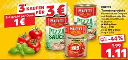 Kaufland Mutti pizzasauce mit oregano und basilikum Angebot