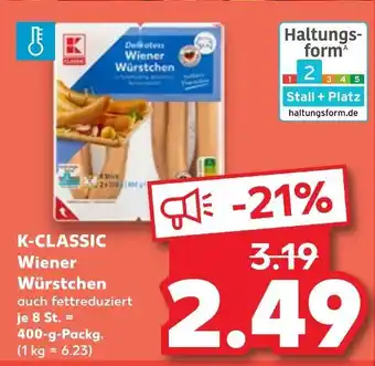 Kaufland K-classic wiener würstchen Angebot
