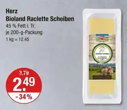V Markt Herz bioland raclette scheiben Angebot