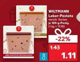 Kaufland Wiltmann leber-pastete Angebot